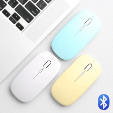 Bluetooth Mouse For Notebook PC Computer Battery Ultra-Thin Wireless Mouse For i
