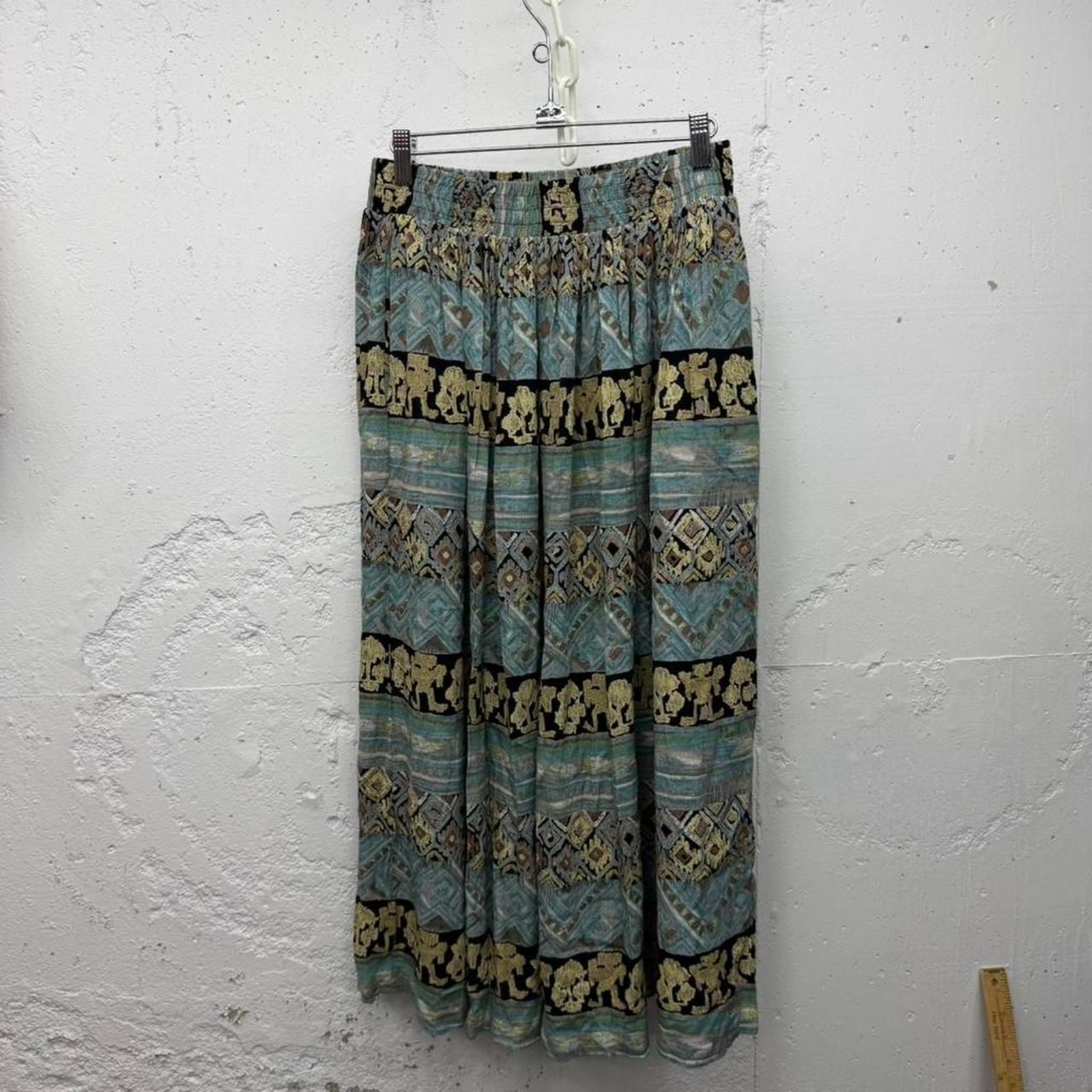 Stretchy Stripped geometric funky pattern boho co… - image 1