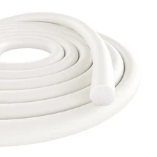 Backer Rod,1" Diameter x 16.4' Length White EPDM Rubber Caulk Saver for Gaps ...