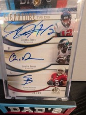 2009 SP Signature Trios Jacoby Jones/Quintin Demps/Steve Breaston /99 #T-BJD