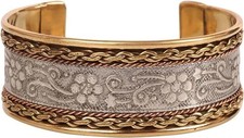 Premium Copper Bracelet Peace Chakra Yoga Handcrafted Jewelry Men And Women