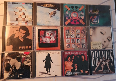 12 CDs Brings, Chinchilla Green, Bad Religion, Blue Oyster Cult, Alex Max Band