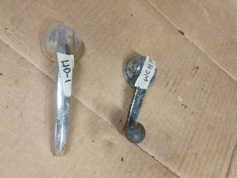 47-66 Chevy GMC Truck OEM Doorhandle and Window Crank - Image 4 of 4