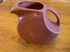 Vintage Fiestaware - Disc Water Pitcher in original rose (1951-1959)