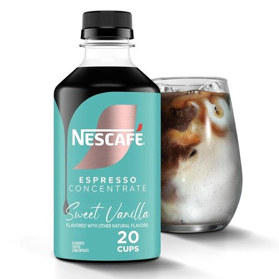 NESCAFÉ Espresso Concentrate Sweet Vanilla Flavored, Instant Espresso Coffee Con