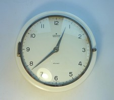 Junghans ATO-MAT Design Wand Uhr Küche Midcentury Bill-Ära Keramik