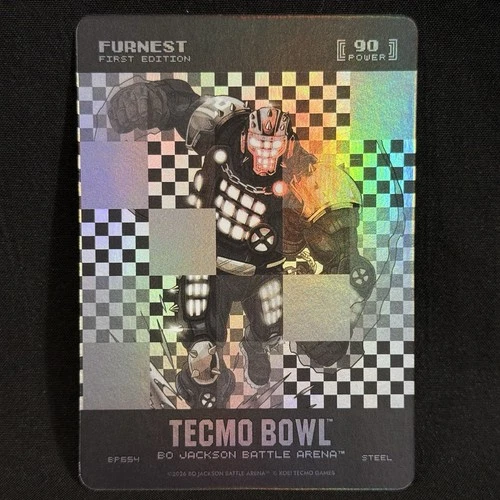 Bo Jackson Battle Arena Tecmo Bowl Furnest Steel Big Pixel SP Earnest Byner