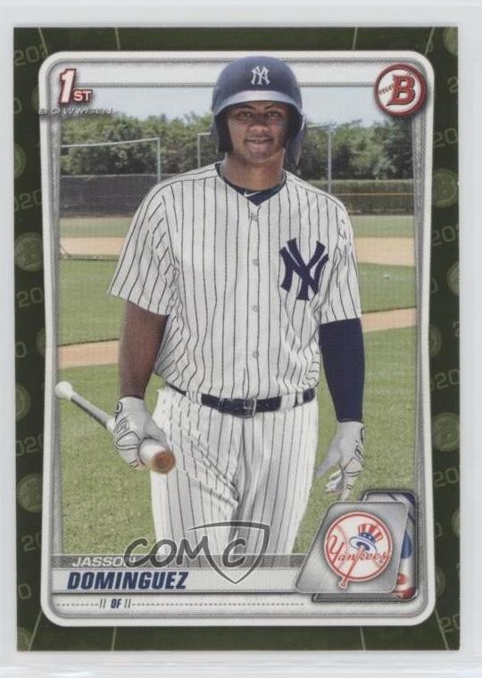 2020 Bowman Prospects Camo Jasson Dominguez #BP-8