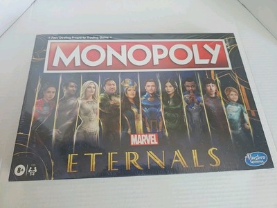 Monopoly  Marvel 2021 Eternals Parker Brothers Hasbro FACTORY SEALED-NIB C1