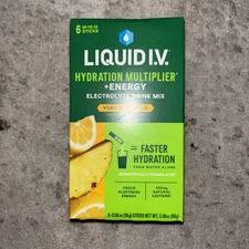 Liquid I.V. Energy Multiplier Hydration Yuzu Pineapple 3.38 Ounce 6/18/26