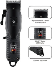Hair Clippers for Men Professional - Cordless Corded Barber Clippers for Hair...