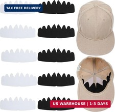 10 Pcs Hat Shaper Insert Hat Sweat Liner Reusable Baseball Cap Shape Liners for