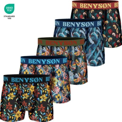5er Pack Boxershorts Boxer Unterhosen Baumwolle Unterwäsche Herren Boxershort