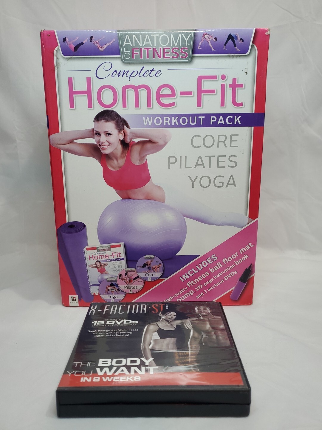 Complete Home-Fit Workout Pack Plus X-Factor Dvd Set Pre-own