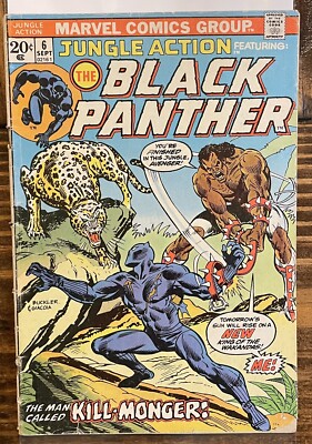 Jungle Action #6 Marvel Comics, 1st app Erik Killmonger, Black Panther