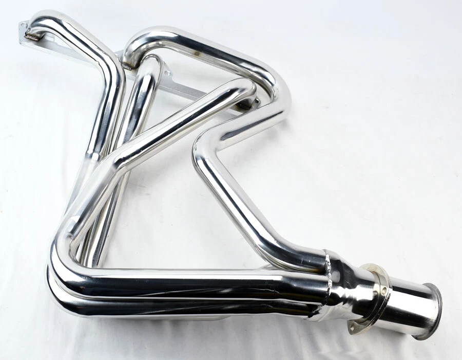 Stainless Exhaust Headers Fits Dodge Chrysler Plymouth Small Block 318 340 360 - Image 2 of 3