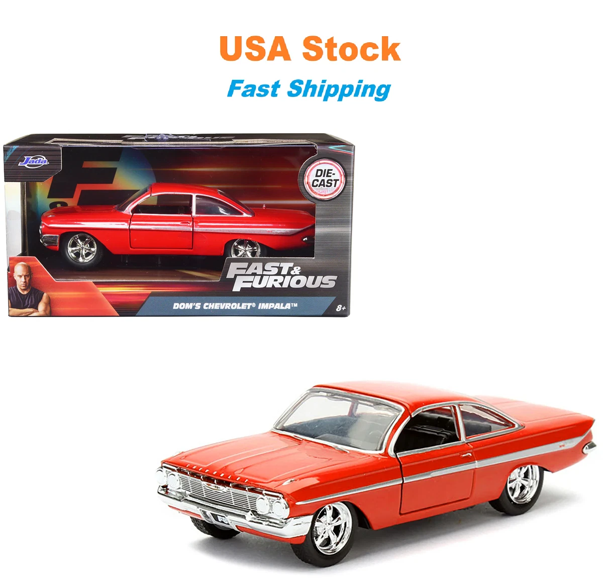 Jada Toys Chevrolet Impala Contemporary Manufacture Diecast Cars