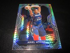 ARIEL ATKINS SIGNED AUTOGRAPHED 2021 PANINI PRIZM WNBA HYPER CARD # 33 MYSTICS