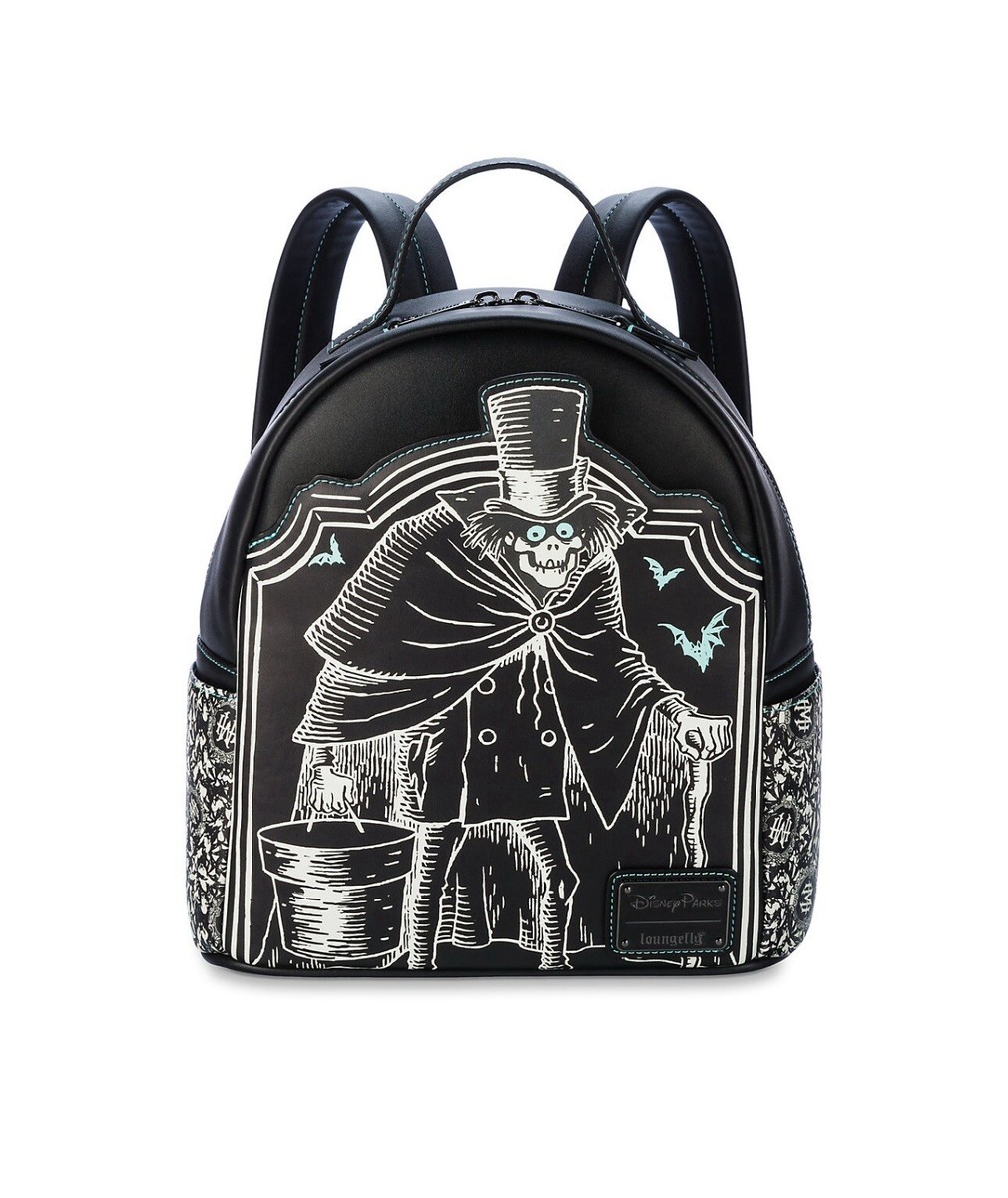 Exclusive Disney Park Loungefly 2024 Disney Haunted Mansion Ghost Mini Backpack Be a Happy Haunt with New Haunted Mansion Ghost Host  main image 4
