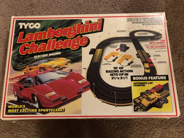 Vintage TYCO Lamborghini Challenge Slot 