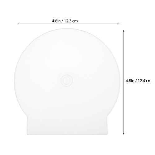 Round Disc Storage Transparent Disc Case Disc Storage Case Vcd Holder - Afbeelding 8 van 12
