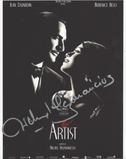 DIRECTOR MICHEL HAZANAVICIUS SIGNED AUTHENTIC THE ARTIST 8X10 PHOTO E COA PROOF