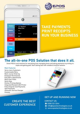 Pay at Table Mobile Epos System