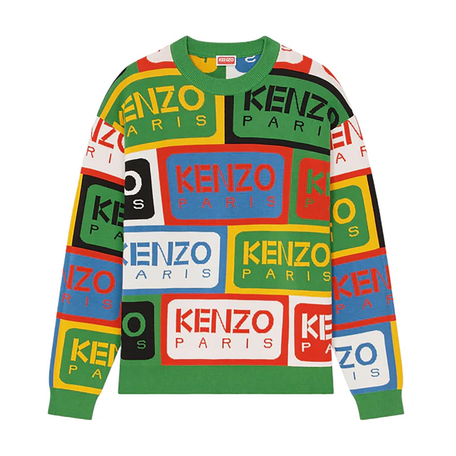 Вязаный свитер с логотипом Kenzo Mens LABELS FD55PU3593CD - АБСОЛЮТНО НОВЫЙ с бирками 68590₽