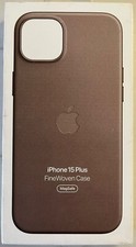 NEW Original Apple iPhone 15 PLUS Magsafe Finewoven Case in Retail Pkg - TAUPE
