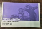 Harley Davidson OEM AMF 1976 SS/SXT 125 Aermacchi Owners Manual