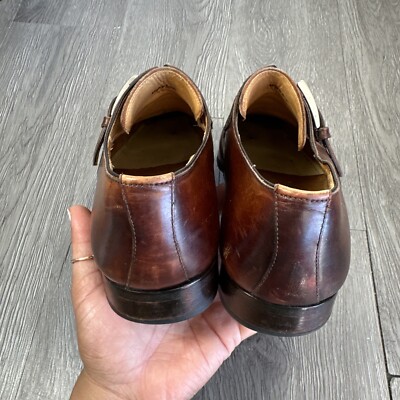 Magnanni 12437 Single Monk Strap, Brown MAde In Spain And 9M  display picture 1