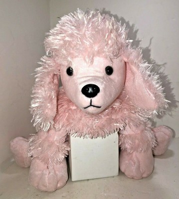pink stuffed poodle