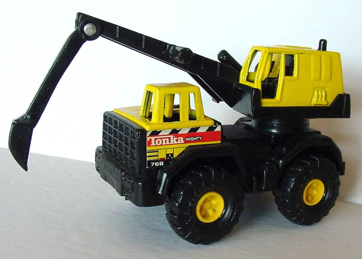MIGHTY TONKA 768 EXCAVATOR Steam Shovel Digger Truck DieCast 1:64 Loose