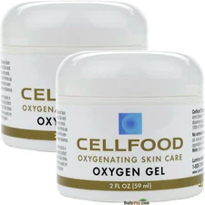 2 x Cellfood Oxygen Gel 2 oz