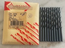 10 new Cleveland CLE-LINE Letter D Jobber Length Black Oxide HS Twist Drills USA