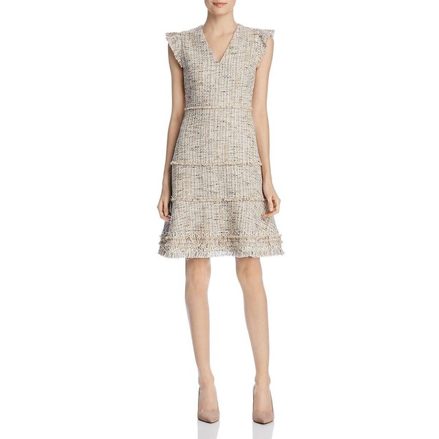 elie tahari a line dress