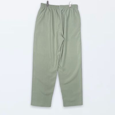 Vintage Y2K Relaxed Fit Pull On Light Green Pants 6 Petite