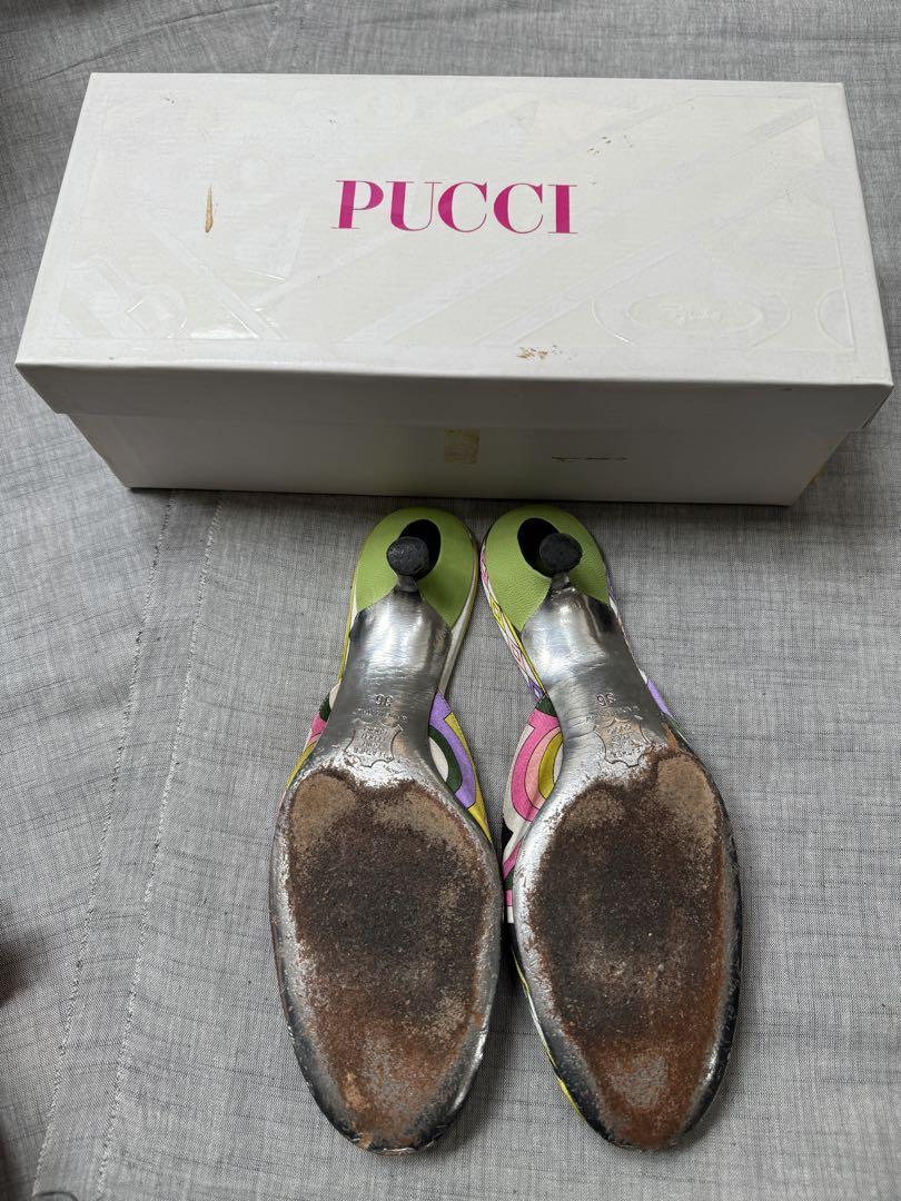 Emilio Pucci PUCCI mule sandals 36 | eBay