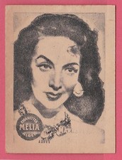 Cigarettes Melia Algeria Rare 1950s Film Star Tobacco Card - Maria Felix