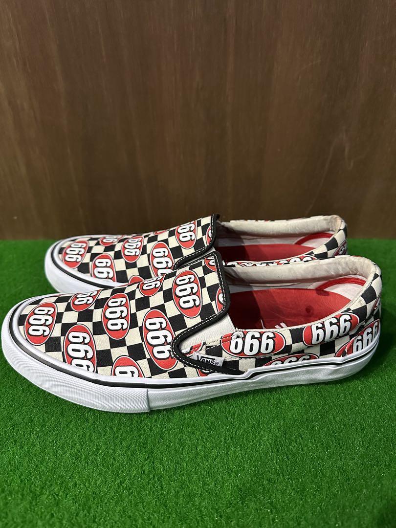 Rare Supreme x Vans 666 Slip-On Shoes Men's US11 JP29cm Rare Supreme x Vans 666 Slip-On Shoes Men's US11 JP29cm