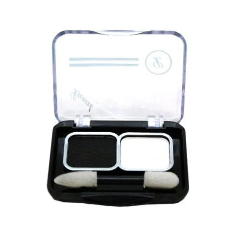 Laval Black White Eyeshadow Duo gemischt doppelt mit Applikator