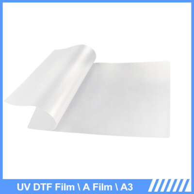 50 100PCS A3 UV DTF film A for all UV Printer Direct Printing to A Film 