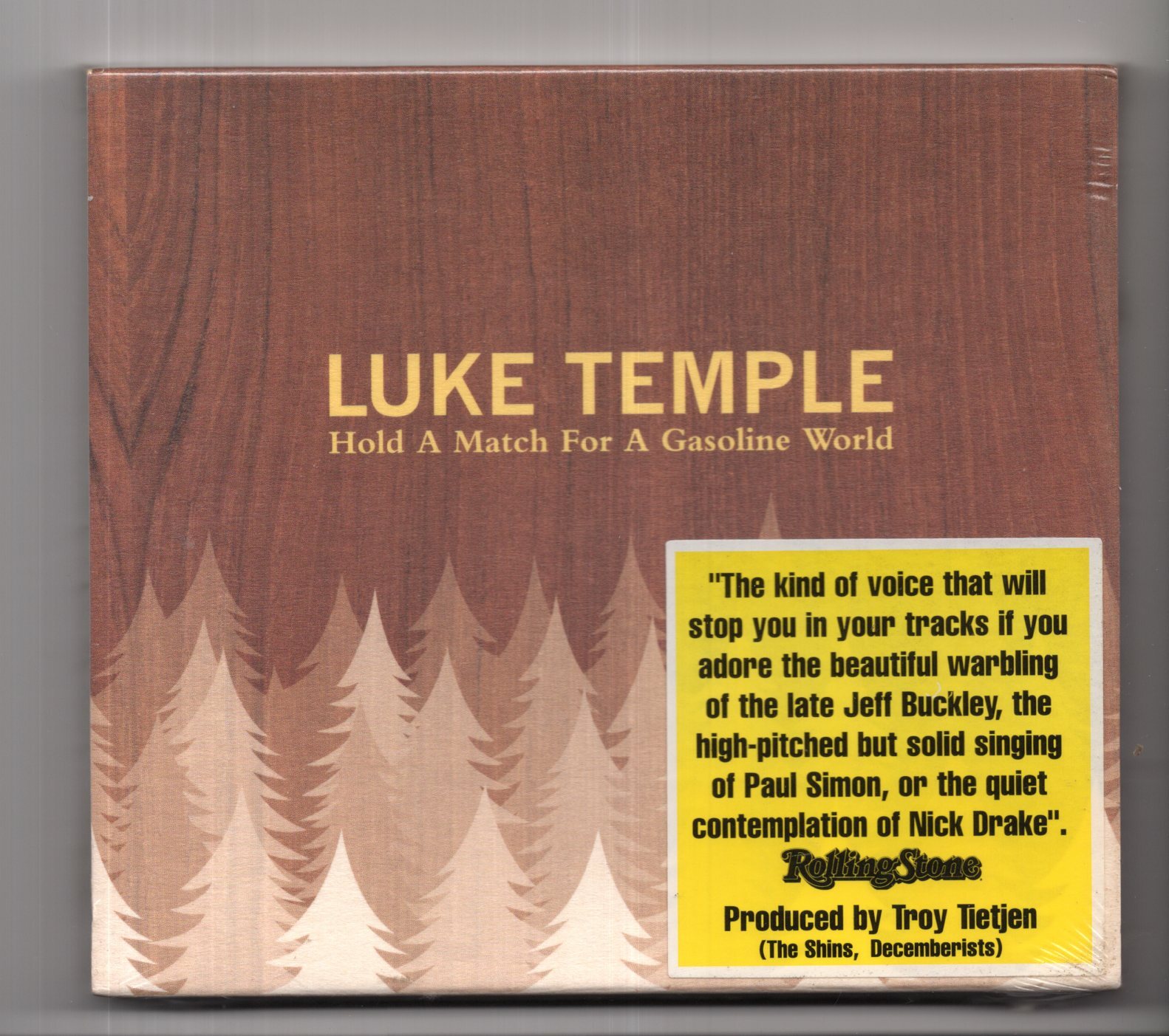 (JD733) Luke Temple - Hold a Match for a Gasoline World - 2007 Sealed CD