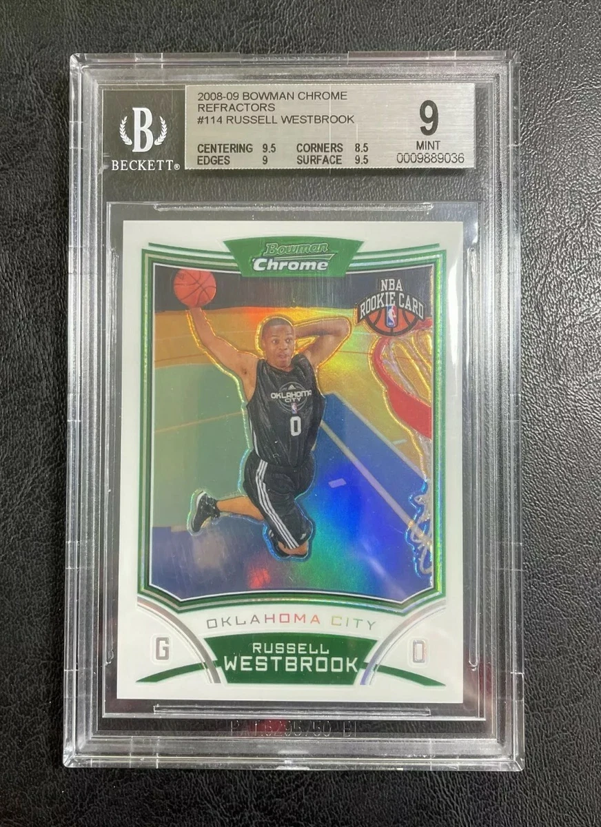Bowman Russell Westbrook Basketball Rookie Sports Trading Cards