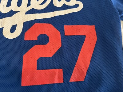Matt Kemp #27 Los Angeles Dodgers Baseball SGA Replica Jersey Blue