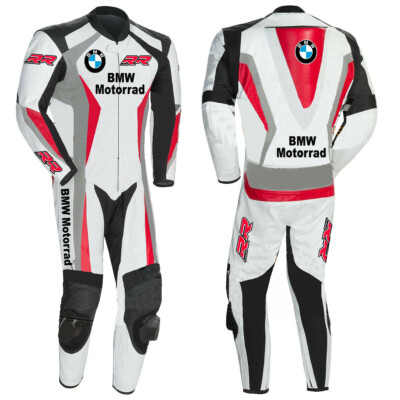 BMW Motorrad Rennen Rüstung Schutz Biker Sport Leder Nachbau Herren Custome