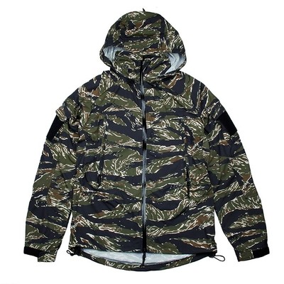 TMC PCU Level 5 Softshell Jacket (Large, Green Tigerstripe) TMC3229-GST-L