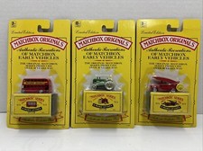Lot-3 Matchbox Originals Authentic Recreations of Early Vehicles New Sealed