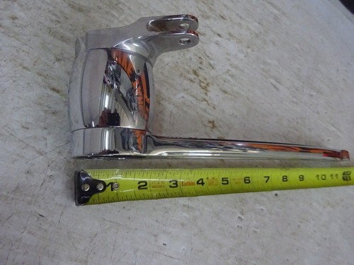 HARLEY BAGGERS CUSTOMS CHOICE of MULTI-FIT BILLET BLACK or CHROME BRAKE PEDAL - Picture 9 of 21