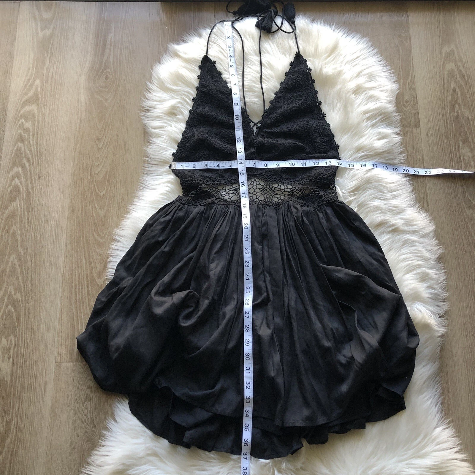 VALENTINO Pilyq Valentina Dress Black size XS S
